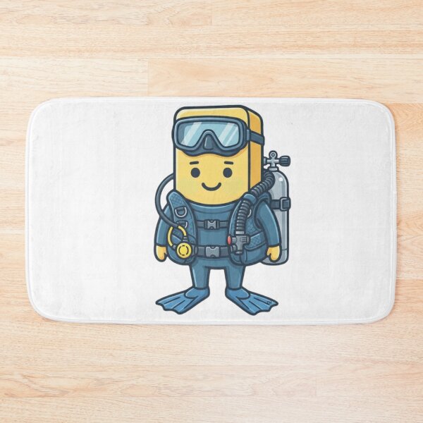 Item preview, Captain Butter | Aquanaut — Cute Underwater Food Character Kids Art | Conditioned For Kindness designed and sold by monolithstudio.
