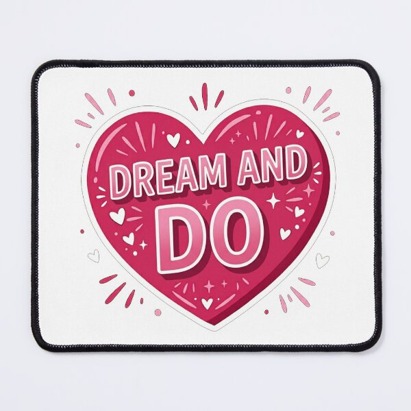 Item preview, Dream And Do Motivational Heart designed and sold by Owcomm.
