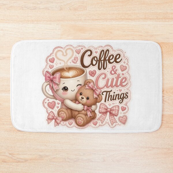Item preview, Coffee & Cute Things Kawaii Sticker designed and sold by Stylestickers55.