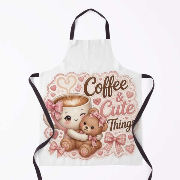 Item preview, Coffee & Cute Things Kawaii Sticker designed and sold by Stylestickers55.