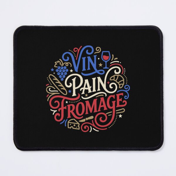 Item preview, Bastille Day Vin Pain Fromage French Culture designed and sold by AntiqueImages.