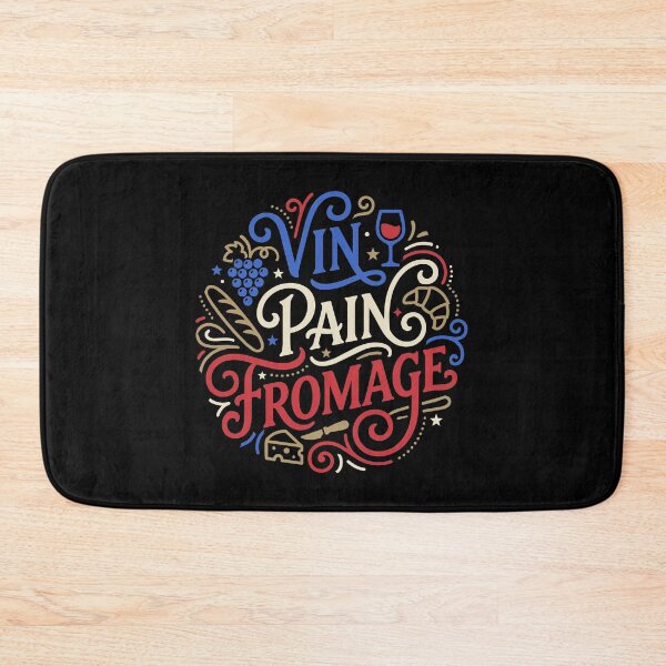 Item preview, Bastille Day Vin Pain Fromage French Culture designed and sold by AntiqueImages.