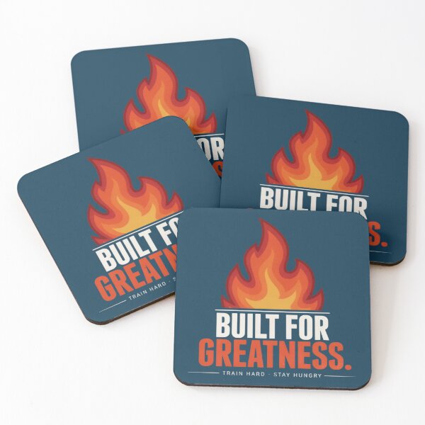 Item preview, Built For Greatness Motivation Quote designed and sold by PrintBreeze.