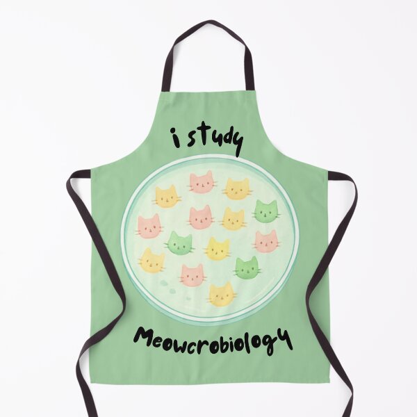 Item preview, I study meowcrobiology, cat themed design, microbiology, microbiologist designed and sold by Girly-Universe.