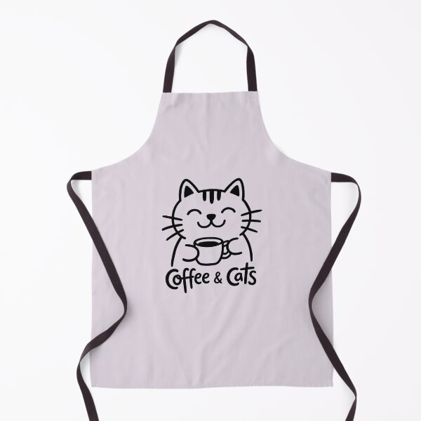 Item preview, Minimalist Coffee & Cats - Classic Line Art Tee designed and sold by ArthousePromos.
