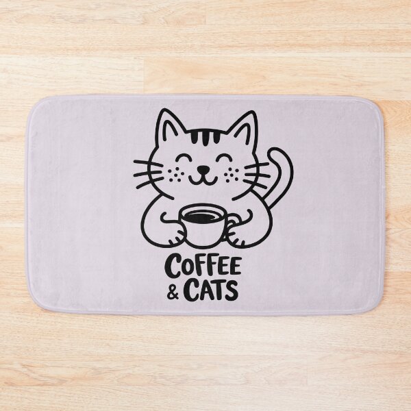 Item preview, Cute Character Cat & Coffee - Hand-Drawn Aesthetic Shirt designed and sold by ArthousePromos.
