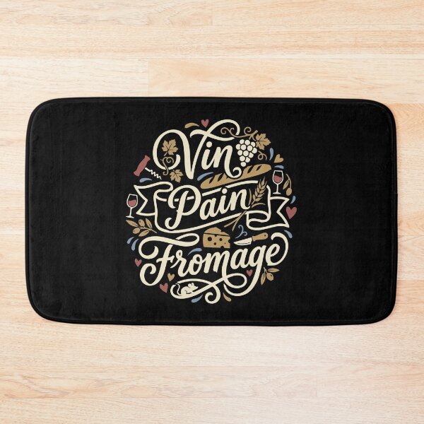 Item preview, Vin Pain Fromage French Foodie Francophile designed and sold by AntiqueImages.