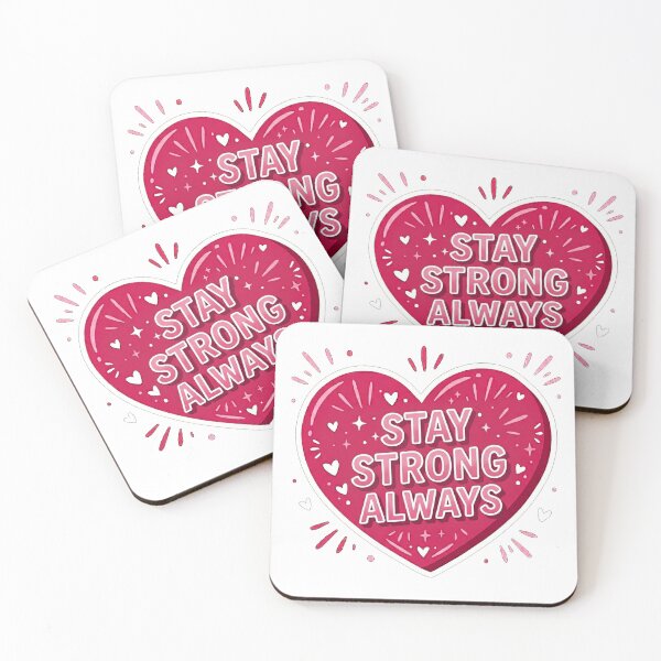 Item preview, Stay Strong Always Heart Motivation designed and sold by Owcomm.