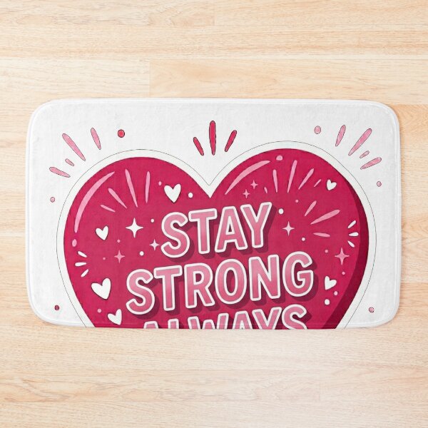 Item preview, Stay Strong Always Heart Motivation designed and sold by Owcomm.