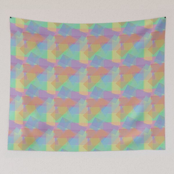Item preview, Translucent Geometry – Pastel Abstract Layered Pattern designed and sold by ThiagoSDantas.