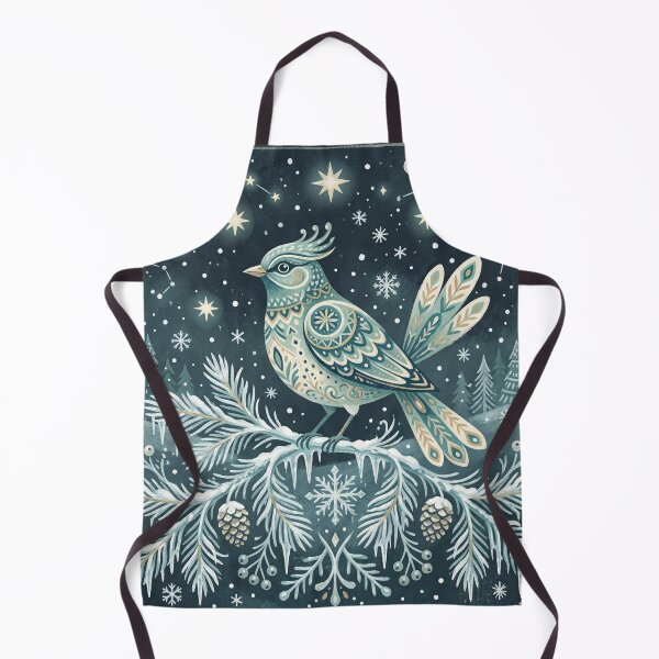 Item preview, Winter Bird Beneath the Stars designed and sold by ASTRAL ART LAB.