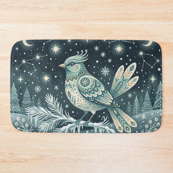 Item preview,  Winter Bird Beneath the Stars designed and sold by ASTRAL ART LAB.