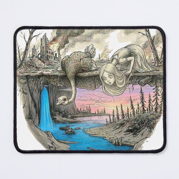 Item preview, Mental Escape – Surreal and Introspective Urban Art by Bleuté designed and sold by Bleuté.