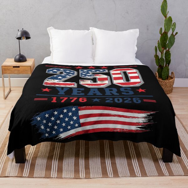Aperçu de l'œuvre 4 juillet, drapeau américain, célébration patriotique du 250e anniversaire des États-Unis créée et vendue par SylviaYLaughlin.