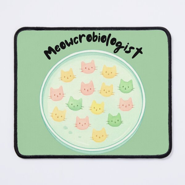 Item preview, Meowcrobiologist, cat themed design, microbiology, microbiologist designed and sold by Girly-Universe.