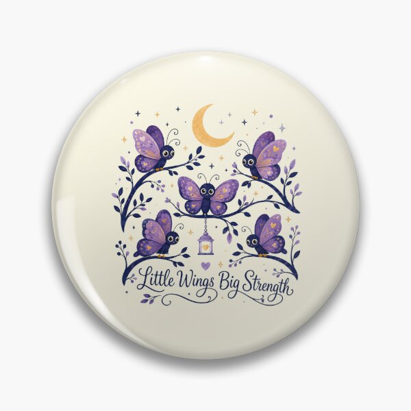 Item preview, Little Wings Big Strength - Epidermolysis Bullosa Awareness designed and sold by BlackSector77.