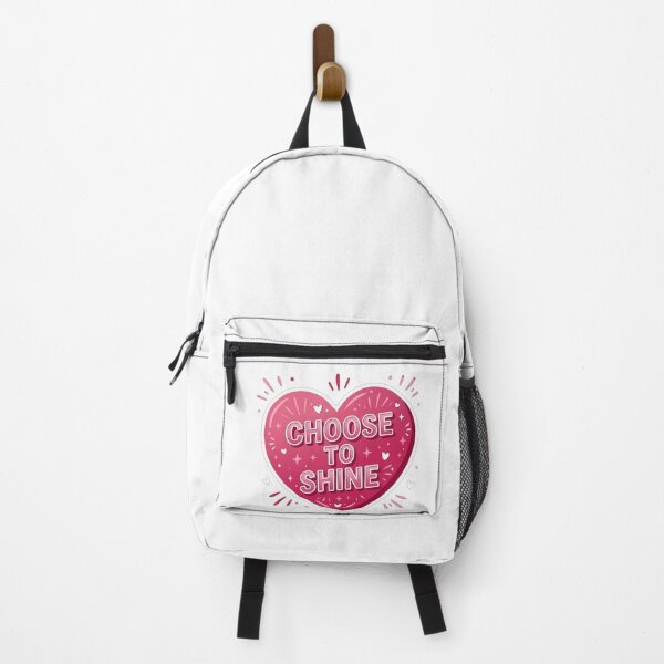 Item preview, Choose To Shine Pink Heart designed and sold by Owcomm.