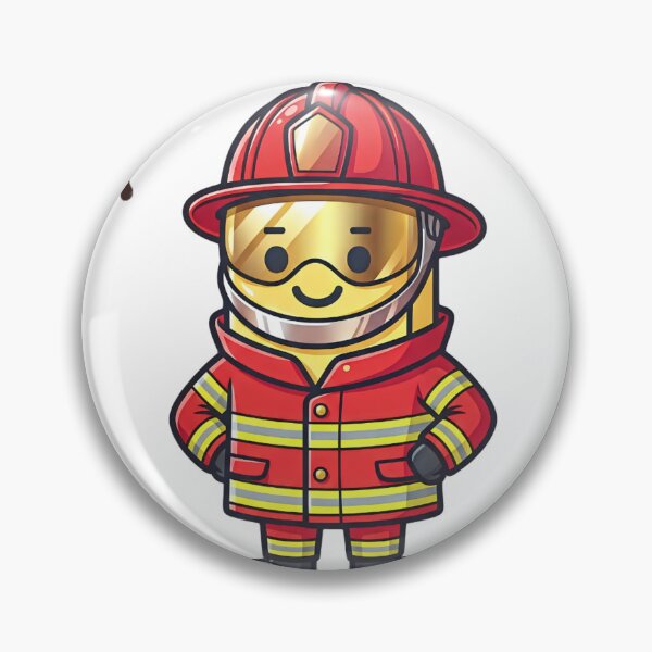 Item preview, Captain Butter Firefighter — Cute Food Character Kids Art | Conditioned For Kindness designed and sold by monolithstudio.