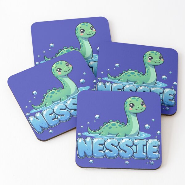 Item preview, Loch Ness Monster Nessie Kawaii designed and sold by redsharkuk.