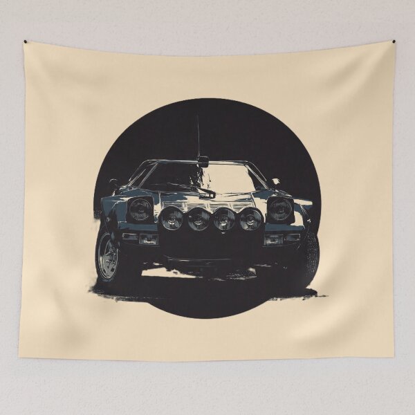 Item preview, Lancia Stratos HF Group B Rally Stencil Art designed and sold by Late Theory.