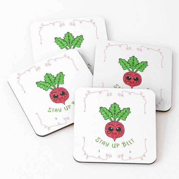 Item preview, Stay Up Beat Funny Beet Pun designed and sold by Sartoris Art.