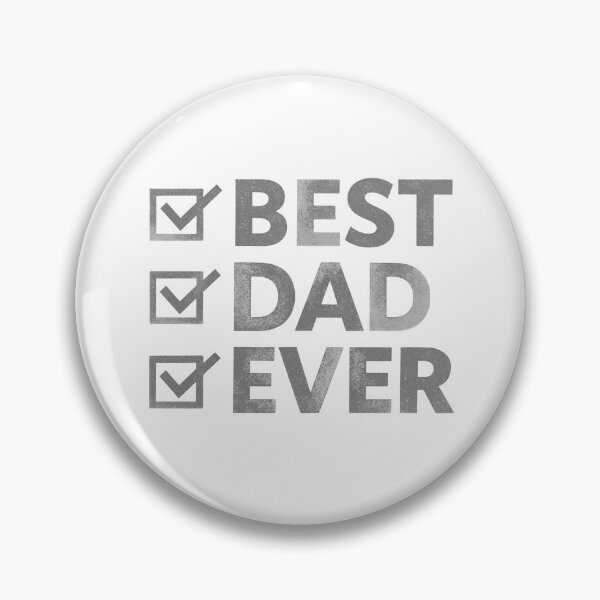 Item preview, Best Dad Ever with Gray Checkmarks  designed and sold by jeweleddesigns.