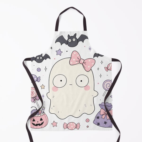 Item preview, trick or treat ghosty designed and sold by Fernhaven.