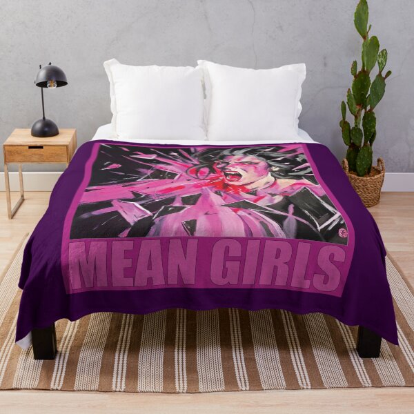 Item preview, Mean Girls Painting, female rage, rage art, screaming, pink painting, female paiting designed and sold by SavageLegion.
