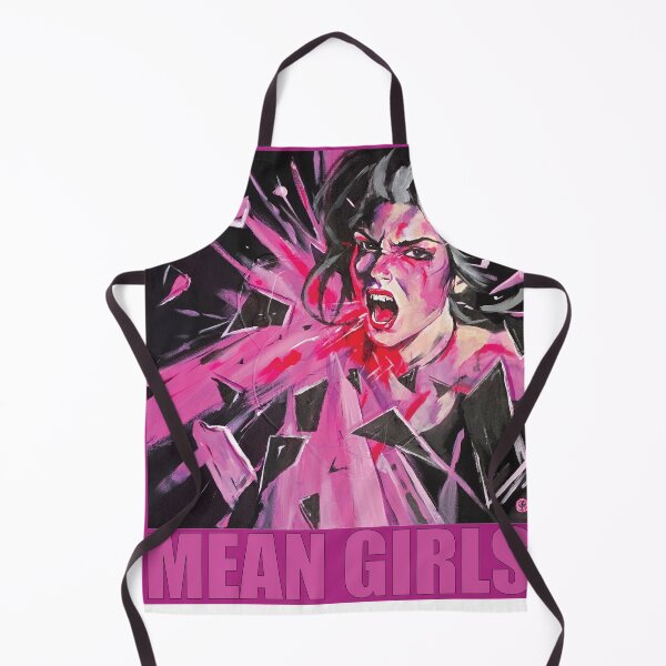 Item preview, Mean Girls Painting, female rage, rage art, screaming, pink painting, female paiting designed and sold by SavageLegion.