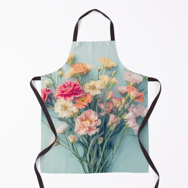 Item preview,  Concept of fresh springfield flowers on a pastel blue background. Beautiful delicate bloomed flowers. designed and sold by Soft Oddity.