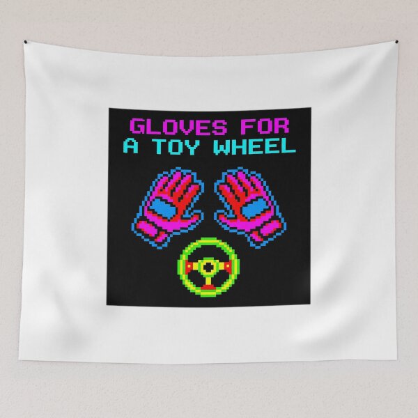 Item preview, Toy Wheel Gloves - Sim Racing Humor designed and sold by GarageGraphics.