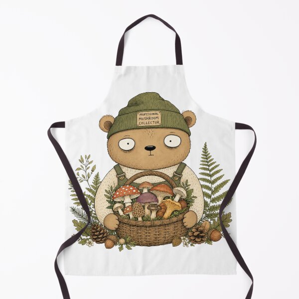 Item preview, Professional Mushroom Collector | Cute Bear Mushroom Foraging Design designed and sold by Fernhaven.
