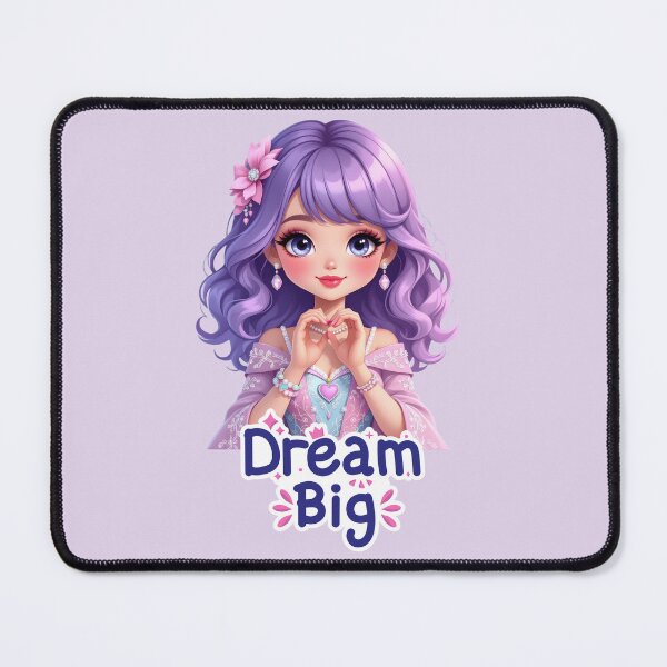 Item preview, Cute Fashion Doll Making Heart – Dream Big Illustration designed and sold by daila70.