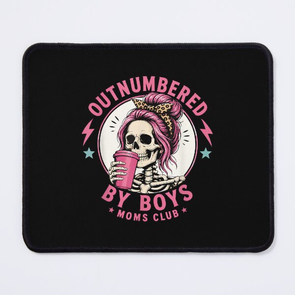 Item preview, Funny Outnumbered By Boys Boy Mom Club Skeleton Chaos Life designed and sold by AndersonLFernan.