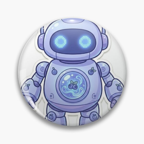 Item preview, Blueberry Robot – Super Mechanic designed and sold by MalinStyle.