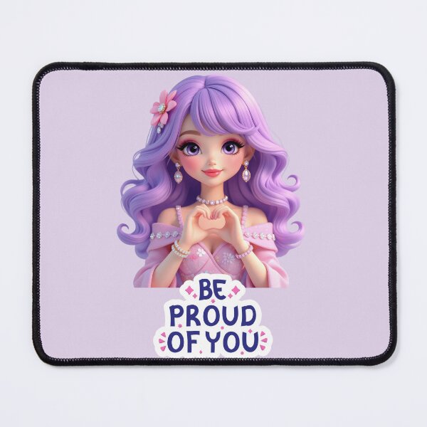 Item preview, Cute Fashion Doll Making Heart – Be Proud of You Illustration designed and sold by daila70.