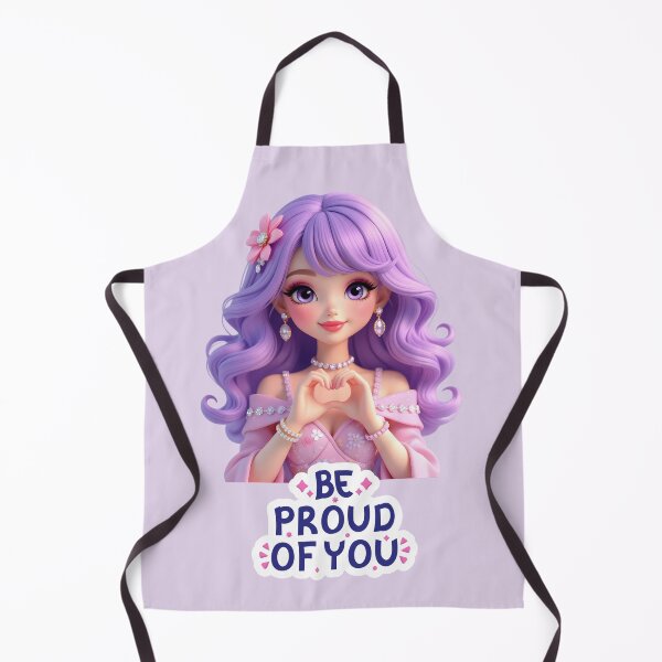 Item preview, Cute Fashion Doll Making Heart – Be Proud of You Illustration designed and sold by daila70.