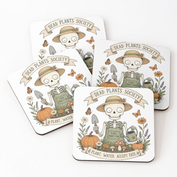 Item preview, Dead Plants Society | Funny Plant Lover Skeleton Design | Gardening humor designed and sold by Fernhaven.