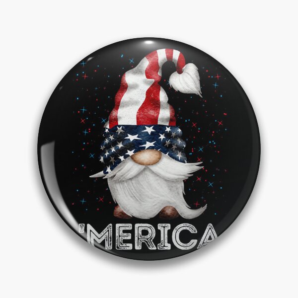 Item preview, 4th of July Patriotic Gnome American Flag Colored Gnome designed and sold by SylviaYLaughlin.
