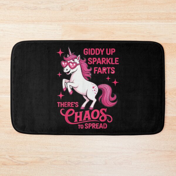 Item preview, Giddy Up Sparkle Farts There's Chaos to Spread Unicorn Farts designed and sold by AndersonLFernan.
