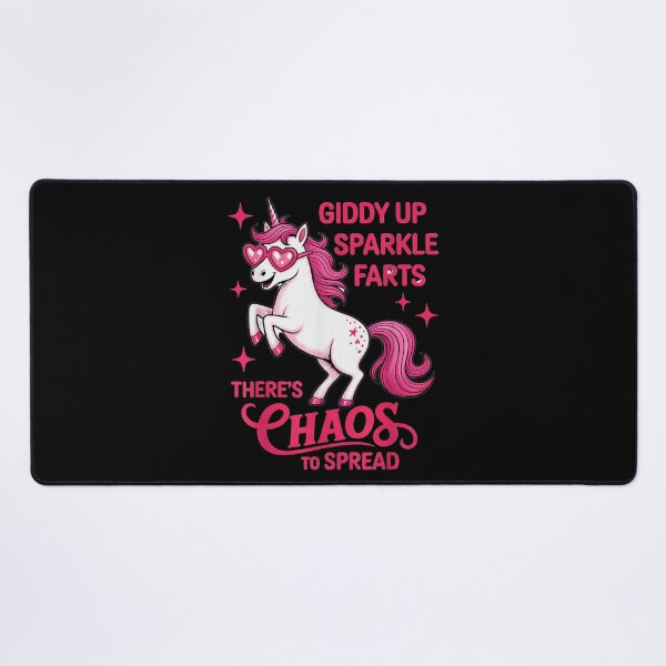 Item preview, Giddy Up Sparkle Farts There's Chaos to Spread Unicorn Farts designed and sold by AndersonLFernan.