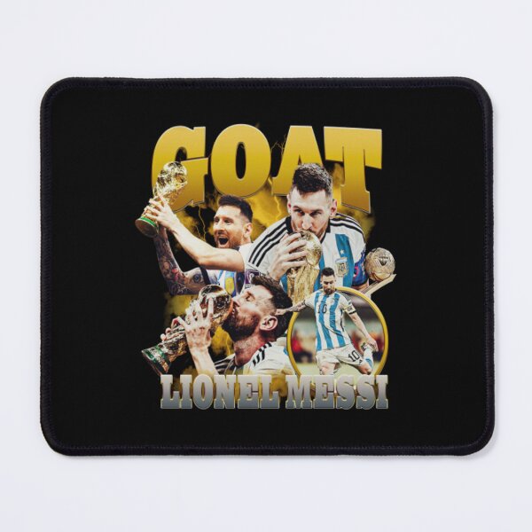 Item preview, GOAT Lionel Messi World Cup Champion designed and sold by Soceitiz.