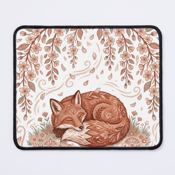 Item preview, Fox Under Cherry Blossoms designed and sold by ASTRAL ART LAB.