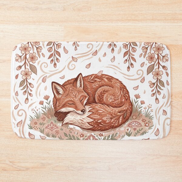Item preview,  Fox Under Cherry Blossoms designed and sold by ASTRAL ART LAB.