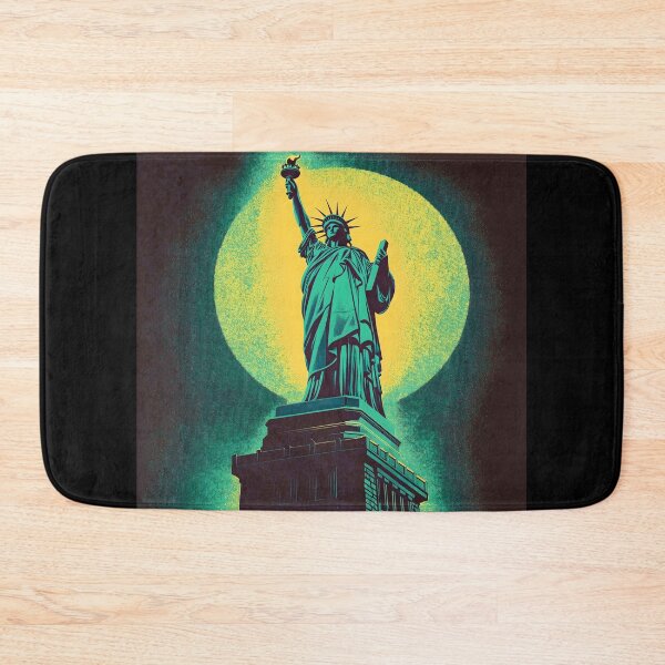 Item preview, Statue of Liberty under the Neon Moon designed and sold by ClubVacay.