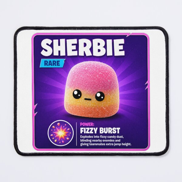 Item preview, Sherbie Rare Fizzy Sweet Character Card designed and sold by Snackwave Ninety.