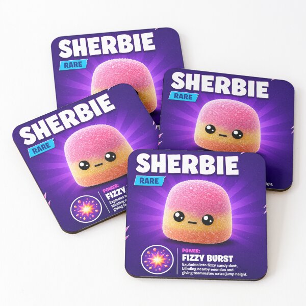 Item preview, Sherbie Rare Fizzy Sweet Character Card designed and sold by Snackwave Ninety.