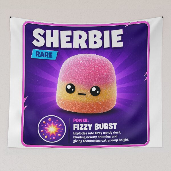 Item preview, Sherbie Rare Fizzy Sweet Character Card designed and sold by Snackwave Ninety.