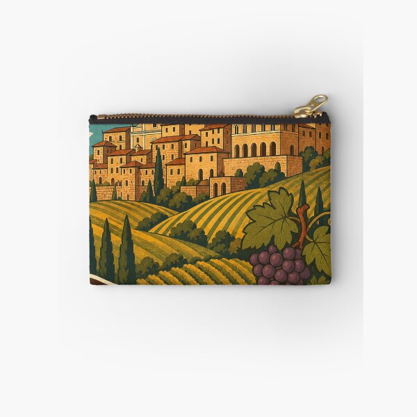 Item preview, Montepulciano Italy Travel Souvenir - Retro Illustration designed and sold by VisualArtsOasis.