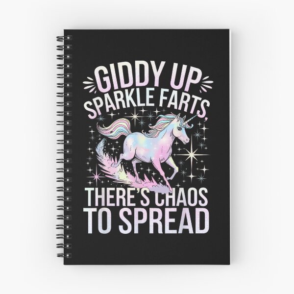 Item preview, Giddy Up Sparkle Farts Tshirt Girl There's Chaos to Spread designed and sold by AndersonLFernan.